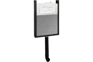 Система инсталляции WeltWasser WW AMBERG 404 WT с кнопкой смыва белый (10000009857)