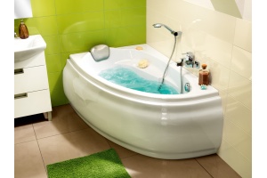 Акриловая ванна Cersanit Joanna 140 L ультра белый - 2