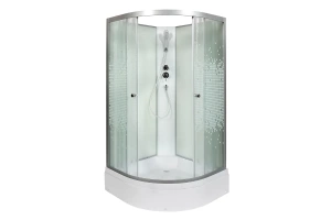 Душевая кабина Deto L 80х80 без крыши, хром (L780N)