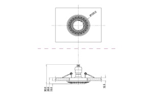 Встраиваемый светильник Maytoni Gyps DL280-1-01-W - 2