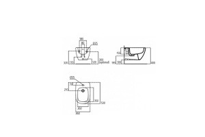 Биде подвесное Ideal Standard Tesi белый (T457001) - 3