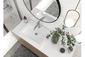 Раковина мебельная Aquaton Элина 75 белый - 2