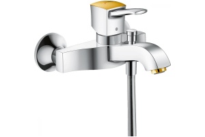 31340090 HG Metropol Classic смеситель для ванны (хром/золото)