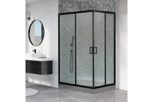 Душевой уголок Royal Bath HPD 120х80 профиль черный стекло матовое - 2