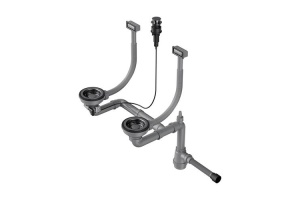 Сифон для кухонной мойки Omoikiri вороненая сталь (4956496)