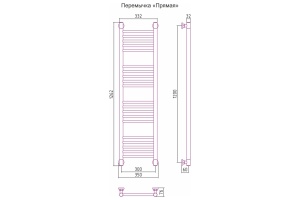Полотенцесушитель водяной ДР 