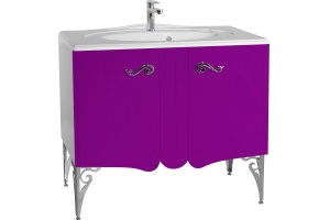 Мебель для ванной Bellezza Эстель 90 фиолетовая - 2