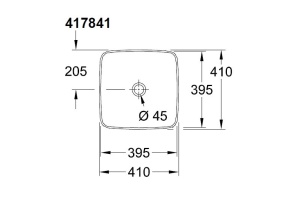 Мебельная раковина Villeroy & Boch Artis 41 Mustard (417841BCT5) - 2