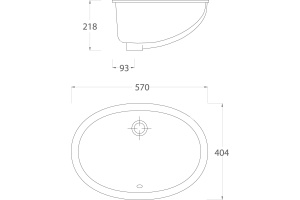 Раковина ArtCeram Diana DIL001 - 3