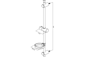 Душевая штанга AM.PM Spirit V2.0 F0370064 - 2