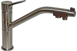 Смеситель Zorg Sanitary ZR 401 KF satin для кухонной мойки