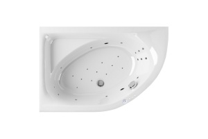 Ванна акриловая Excellent Aquarella Ultra 150x100 L с гидромассажем белый - хром