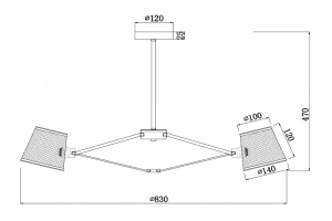 Потолочная люстра Freya Gino FR5108PL-08CH - 3