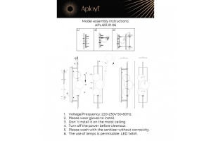 Накладной светильник Aployt Noel APL.651.01.06 - 2