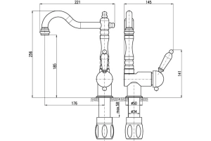 Смеситель для кухни Rav Slezak Labe хром - 3