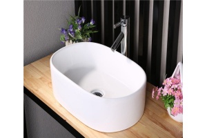 Раковина накладная Ceramalux N белый (9025-1) - 2