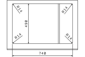 Мойка кухонная Florentina Липси 760 антрацит - 3