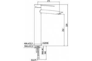 Смеситель Paffoni Berry BR081CR для раковины - 3