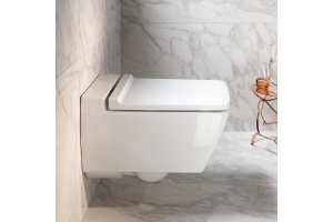 Чаша для подвесного унитаза Geberit Xeno²  белый, без сиденья (500.500.01.1) - 3