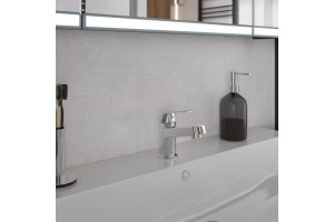 Комплект Смеситель для раковины SM-02cr + Смеситель для ванны с душем SM-03cr - 2