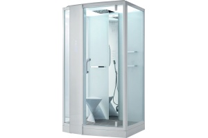 Душевая кабина Orans SR-89105LS белая, с баней