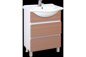 Комплект мебели Onika Элита 60 белый - коричневый - 2