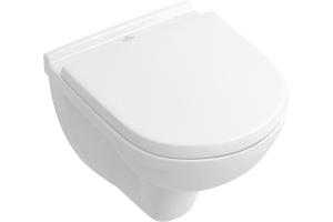 Унитаз подвесной Villeroy & Boch O Novo 5688HR01 alpin, безободковый