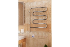 Электрический полотенцесушитель Terminus Ш-образный 450x570 Хром - 2