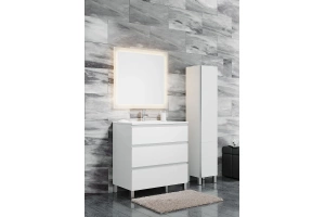 Комплект мебели Sanvit Авеню-3 80 белый глянец