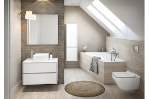 Рукомойник Cersanit Crea UM-CRE35/1-oc-S square - 2