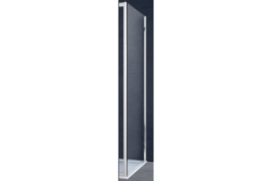 Боковая стенка Vincea Alpha 90х190 хром стекло прозрачное