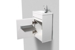 Комплект мебели BelBagno Pietra Mini 46 L белый - 3