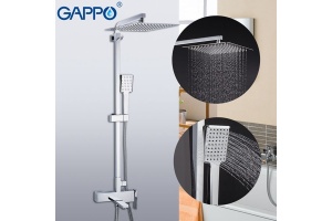 Душевая система Gappo, излив является переключателем на лейку хром G2418 - 3