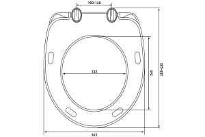 Сиденье для унитаза Berges Lux белое - 3