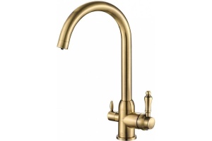 Смеситель Steel Hammer SH 723 BRONZE для кухонной мойки