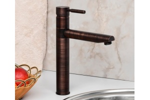 Смеситель Wasserkraft A8147 для кухонной мойки, темная бронза - 2