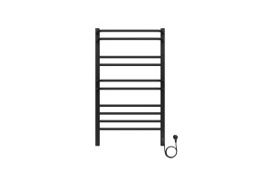 Полотенцесушитель электрический Aquatek Бетта П10 500х900, quick touch, черный муар