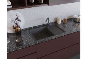 Мойка кухонная Omoikiri Tasogare 86 черная - 3