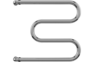 Водяной полотенцесушитель Terminus M-образный 600x500 Хром