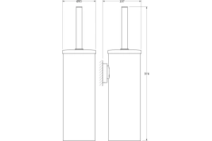 Ёршик для унитаза Artwelle Harmonie (HAR 053) - 2