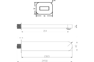 Излив Ravak Chrome CR 027.00 для ванны - 2