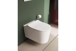Унитаз подвесной VitrA Nest QuantumFlush 7870B403-0075 безободковый, с микролифтом - 3