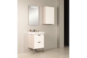 Мебель для ванной Акватон Йорк 55 белый/ясень фабрик - 2