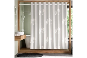 Штора для ванной Wasserkraft Ohre 200х200 рисунок серый - 2