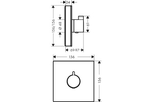  Hansgrohe Ecostat (15734400) - 3