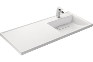 Раковина мебельная Aquaton Лондри 120 R на стиральную машину белый