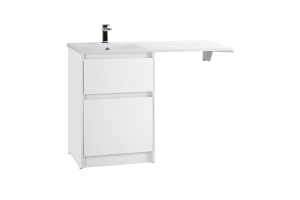 Тумба с раковиной Belbagno Kraft 120 белый матовый - 2