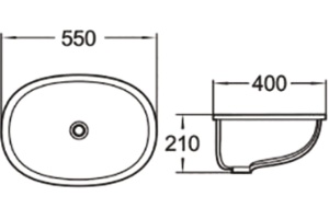 Раковина SantiLine SL-3001 - 2
