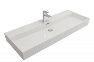 Мебельная раковина Cezares Cadro 120х46.5, белый (CZR-MIL-120-LVB)