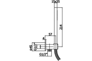 Душевой гарнитур Paffoni Premium ZDUP115BO - 2